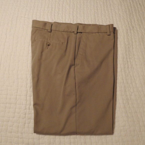 Men's Savane Dress/Casual Pants. Size 38 x 30 NWOT. Beige - Picture 2 of 7